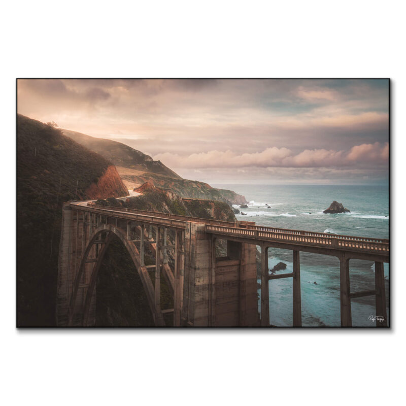 Bixby Bridge Cool Wall Art by Paige Tingey