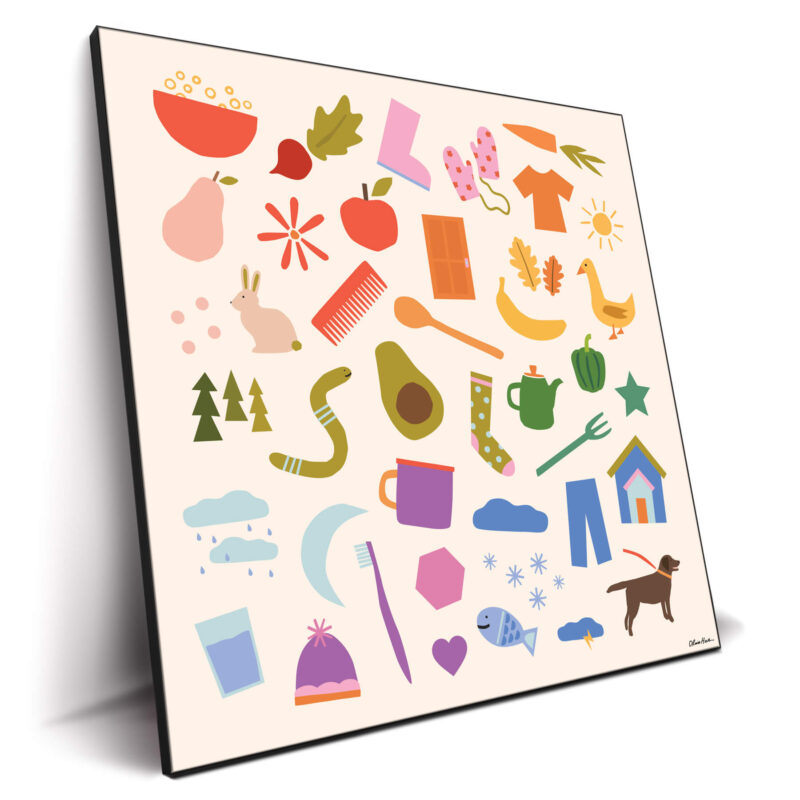 A World of Color Colorful Wall Decor by Olivia Herrick