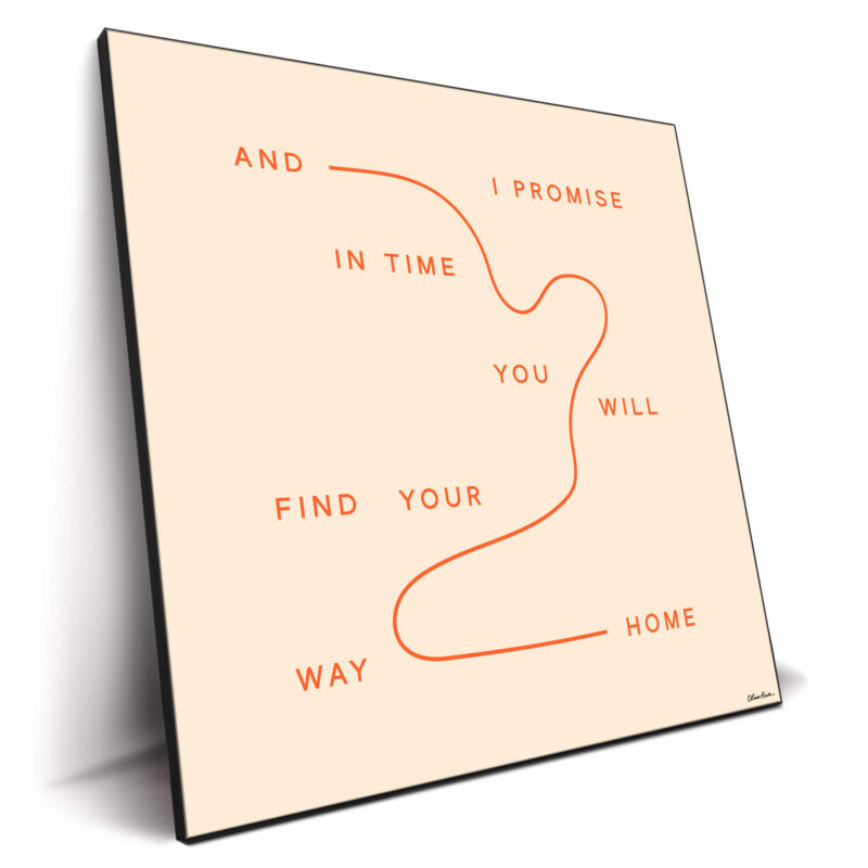 Find Your Way Home Yellow Wall Decor by Olivia Herrick