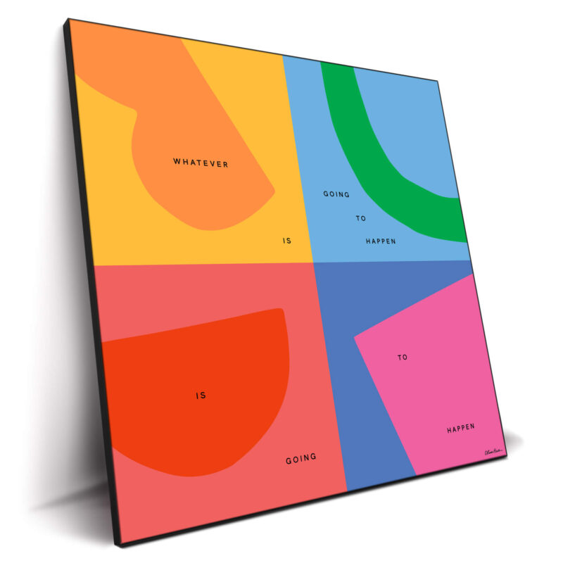 Going to Happen Colorful Wall Decor by Olivia Herrick