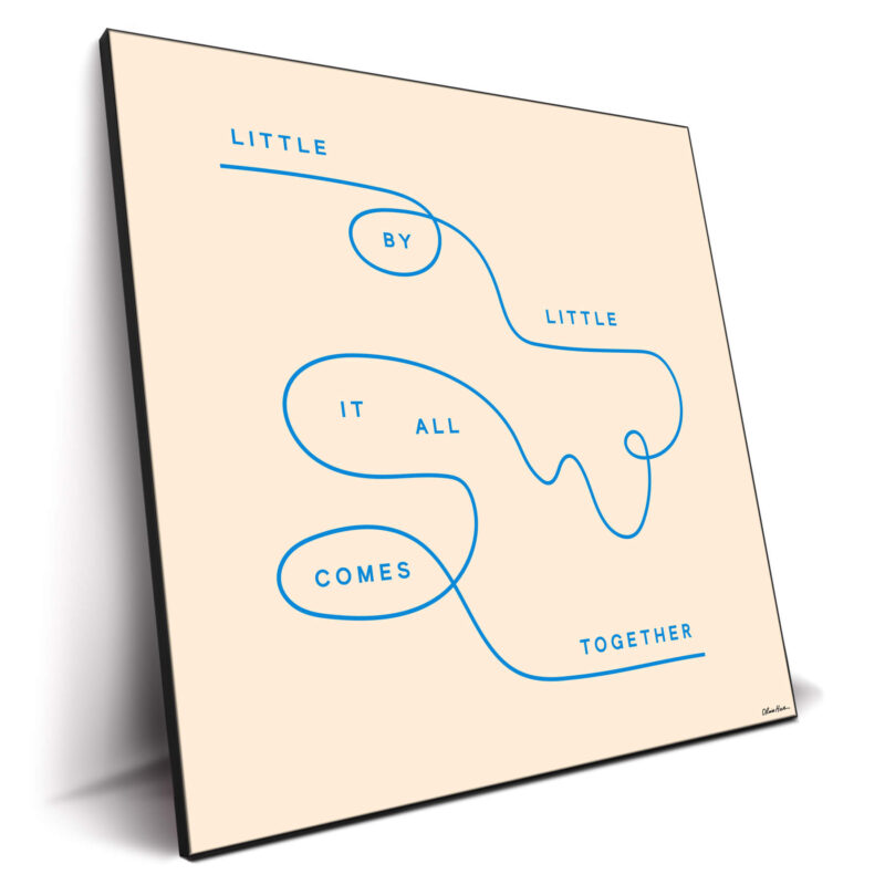 Little by Little Colorful Wall Decor by Olivia Herrick