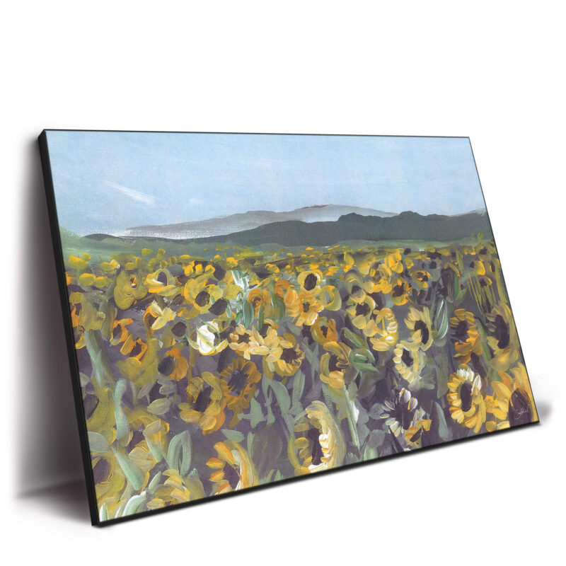 Sunflower Fields Sage Green Wall Decor by Shelby Kregel