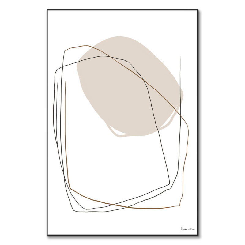 Feel White Wall Art by Karine Tonial Grimm