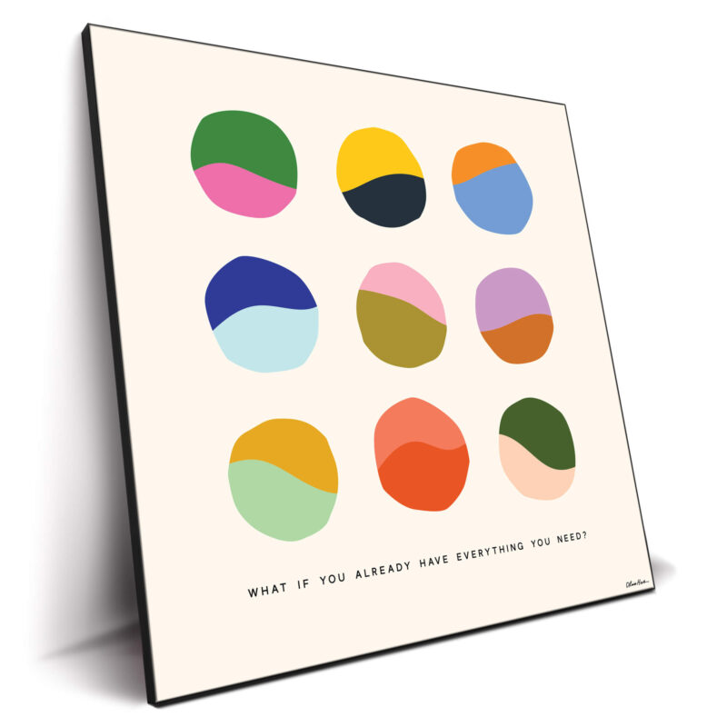 Everything You Need Colorful Wall Decor by Olivia Herrick