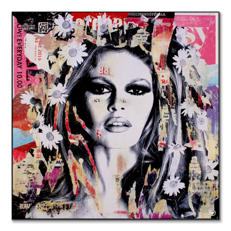 She's your friend Colorful Wall Art by Michiel Folkers