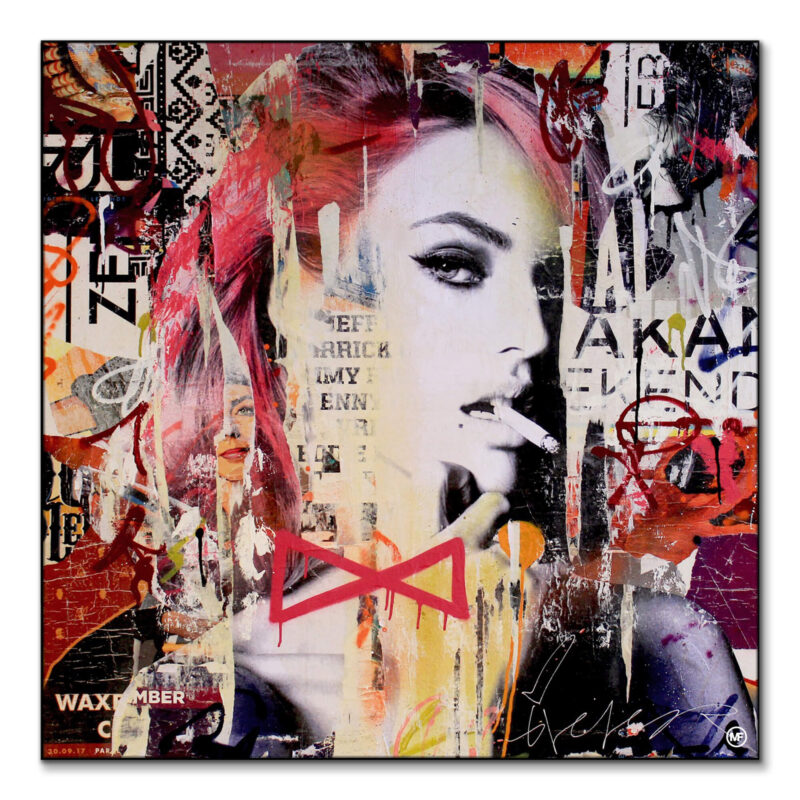 Forever Searching Red Wall Art by Michiel Folkers