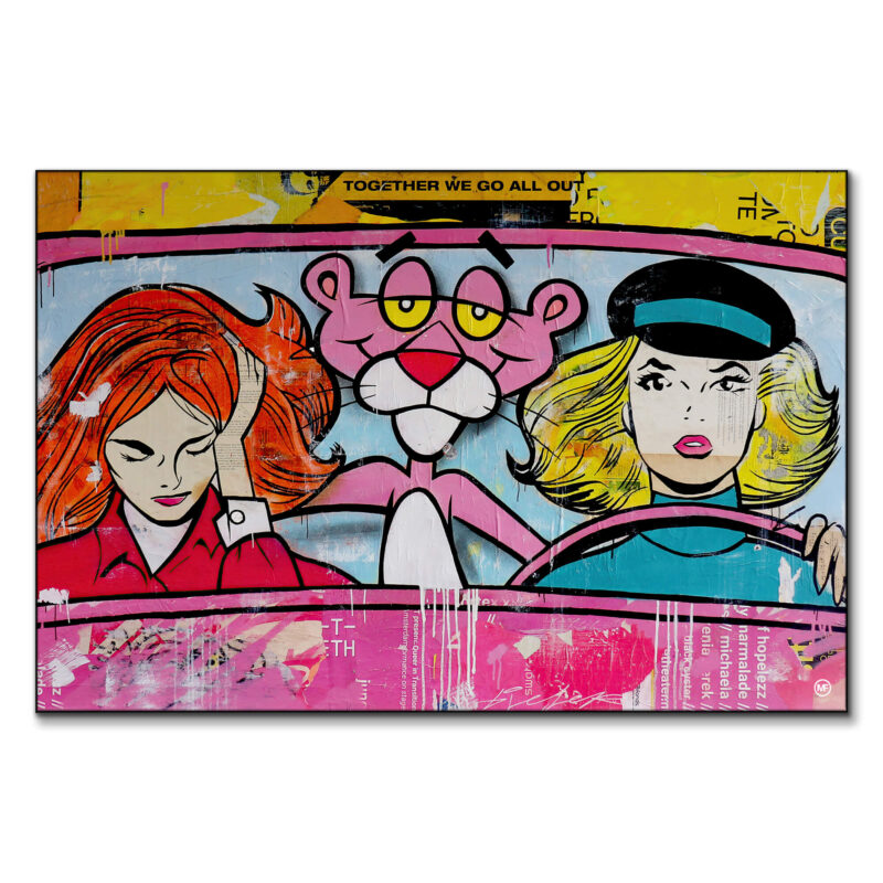 Road Trippin Pink Wall Art by Michiel Folkers