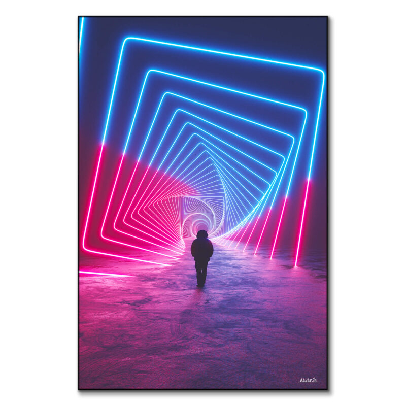 Lets Do Drugs Vibrant Wall Art by Davansh Atry