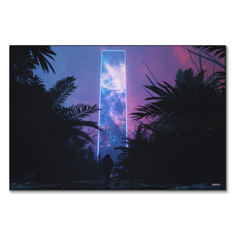 Beyond the Forest Vibrant Wall Art by Davansh Atry