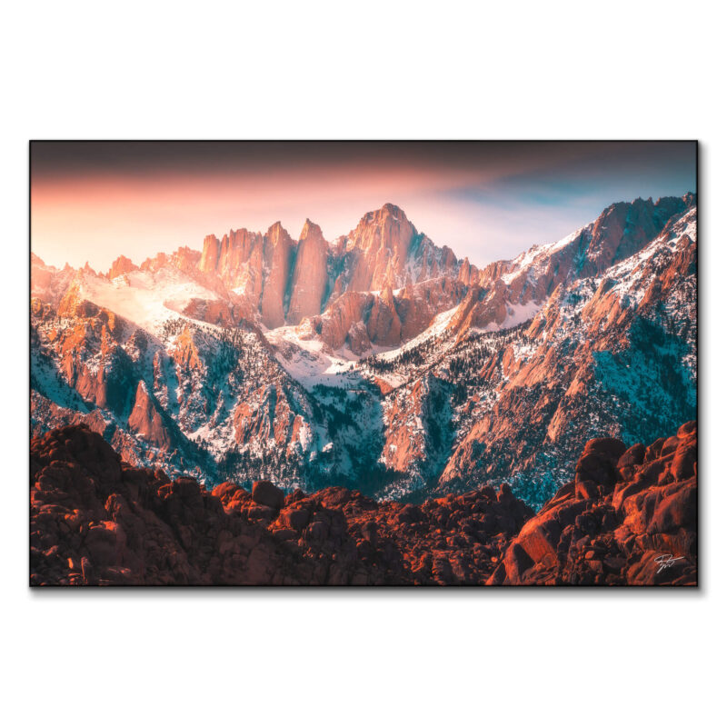 Queen of the Peaks Warm Wall Art by Zach Doehler