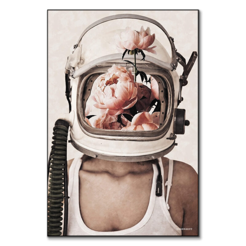 Space Bloom Neutral Wall Art by Underdott