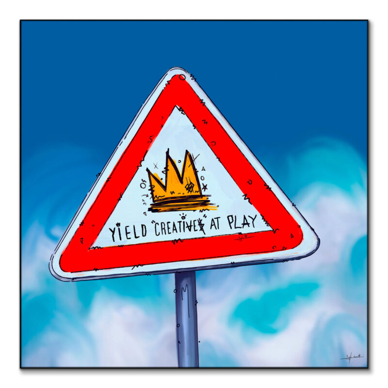 Creatives At Play Vibrant Wall Art by Nuwarhol