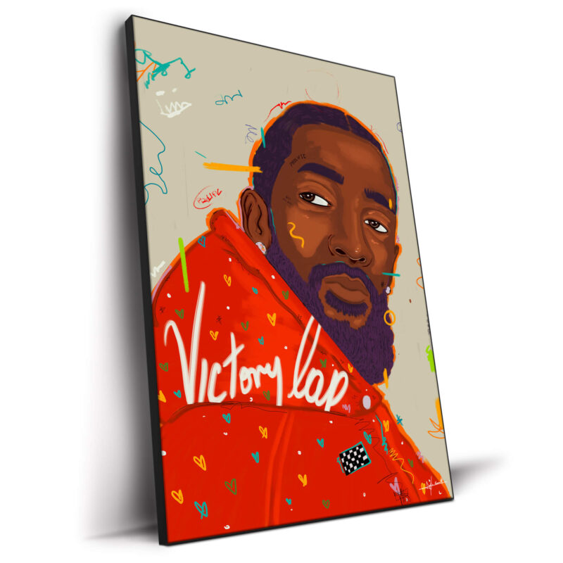 Victory Lap Vibrant Wall Decor by Nuwarhol