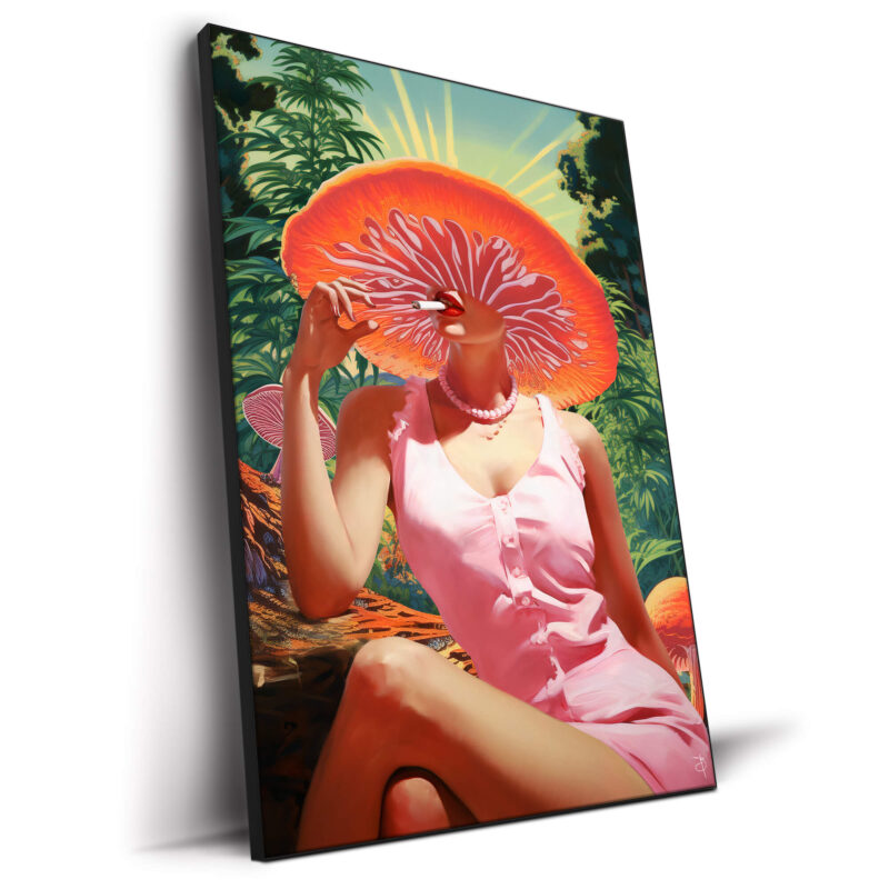 Mushroom Forest Green Wall Decor by BambashkART