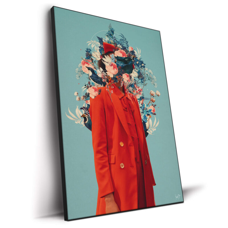 The Inner Beauty of my Insecurities Red Wall Decor by Frank Moth