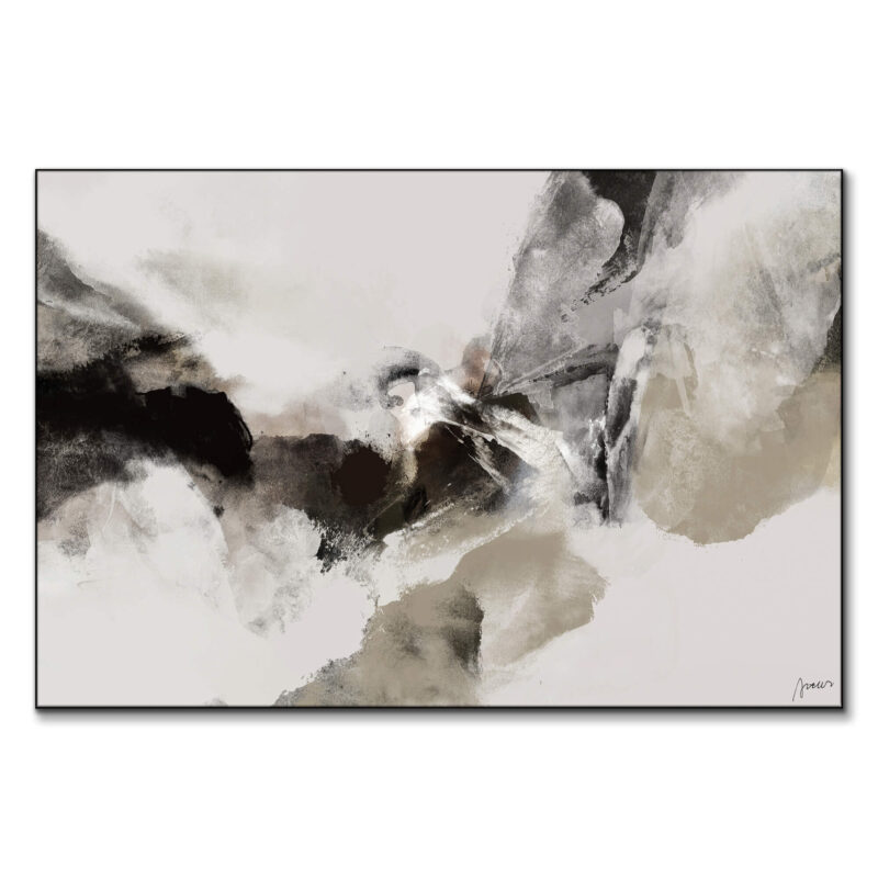 Vision of the Peak Grey Wall Art by Artur Chen