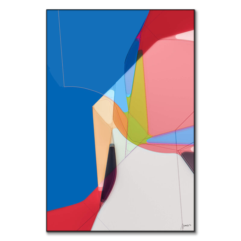 The Mediterranean Sea Colorful Wall Art by Artur Chen