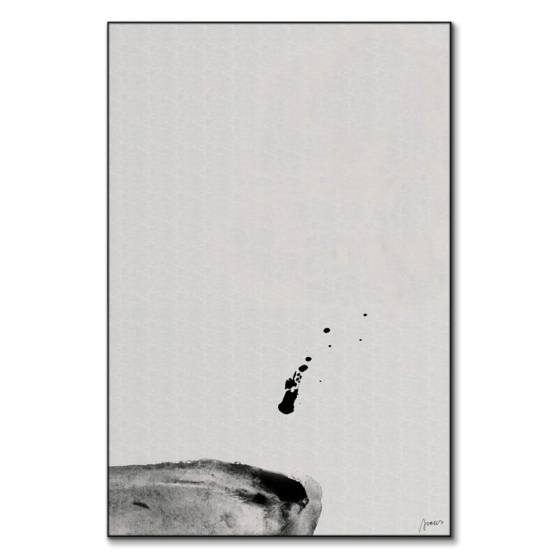 But Listen Black and White Wall Art by Artur Chen