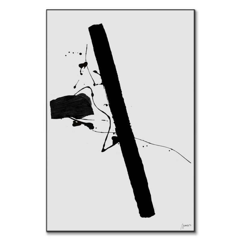 Kids Magnet Black and White Wall Art by Artur Chen