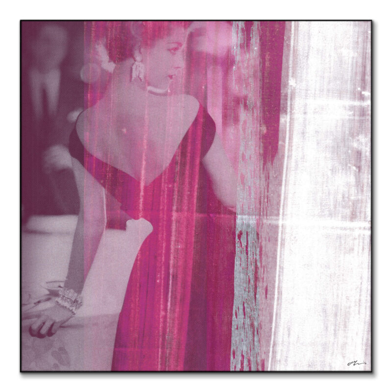 Vogue 1954 Pink Wall Art by J McKenzie