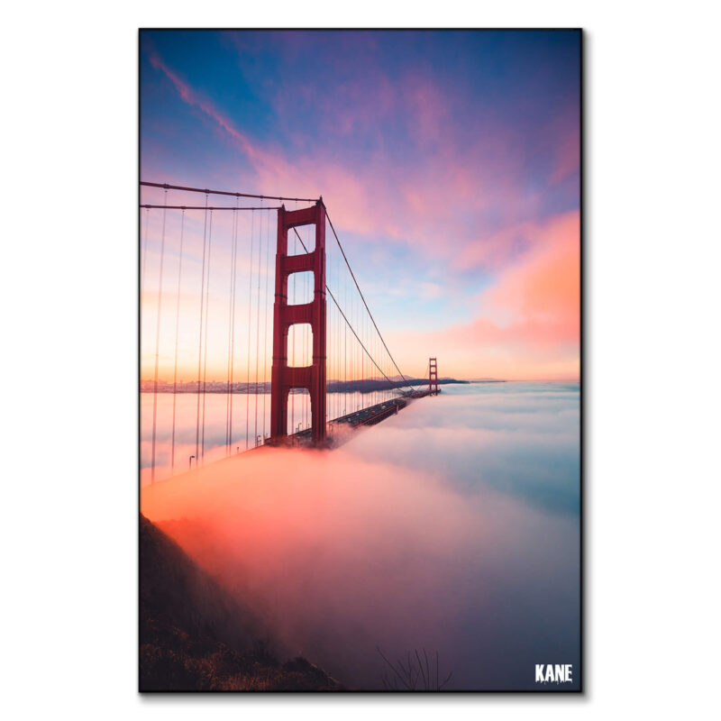 Golden Gate Bridge Warm Wall Art by Kane C. Andrade