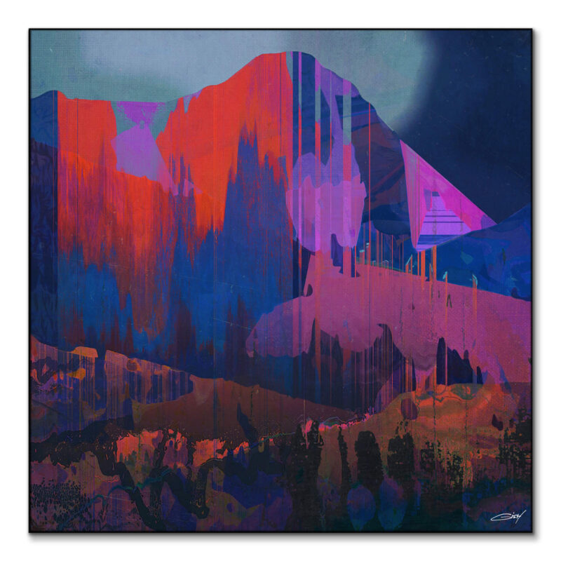 Closer to Me Blue Wall Art by Jamison Gish