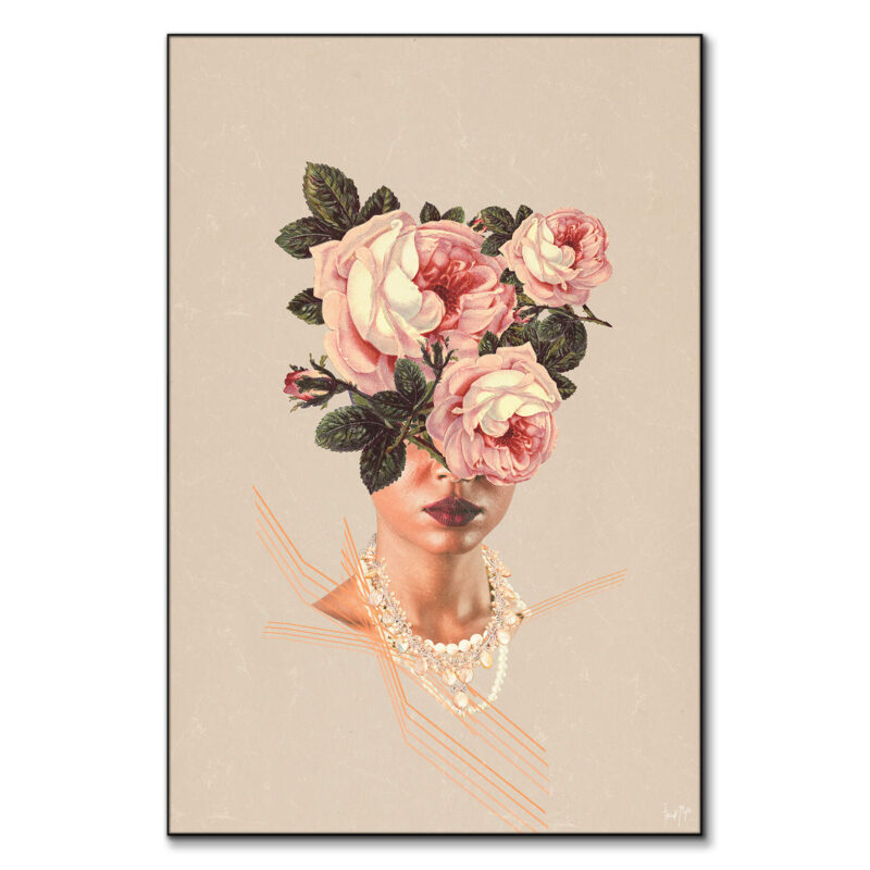 Wonderpearl Pink Wall Art by Frank Moth