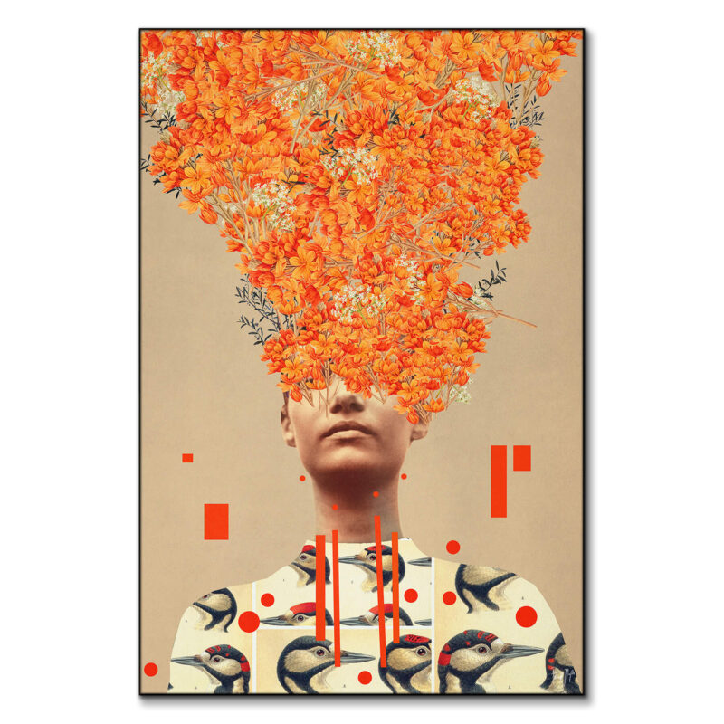 Bird Flight In Autumn Warm Wall Art by Frank Moth