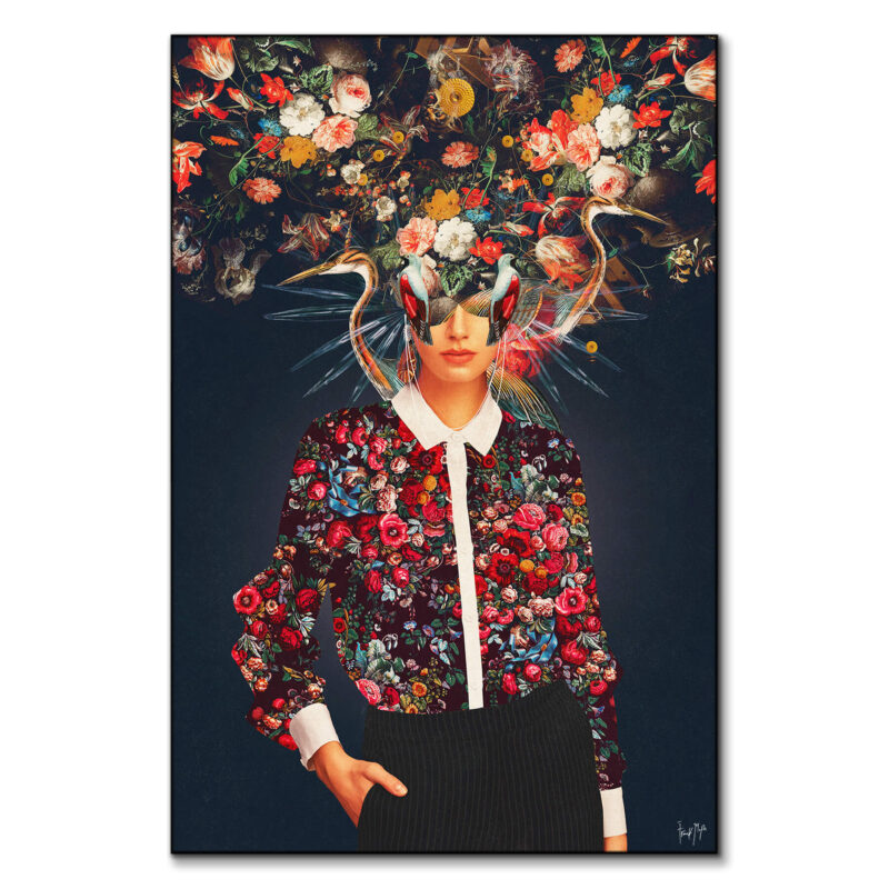 Your Head Was Full of Colors that Had No Names Vibrant Wall Art by Frank Moth