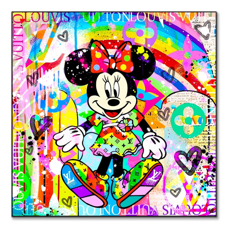 Minnie Vibrant Wall Art by Jessica Stempel