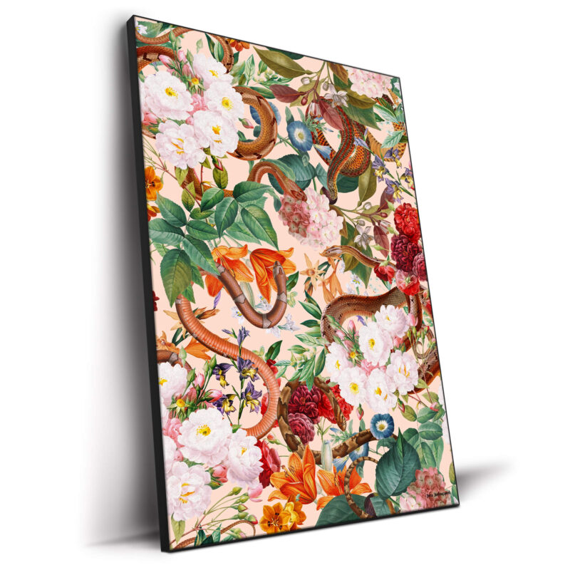 Dangers in the Forest XIVI Colorful Wall Decor by Burcu Korkmazyurek