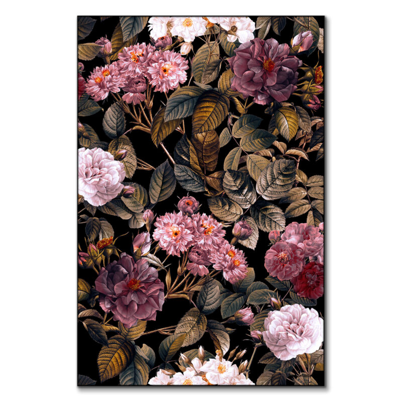 Winter Flowers IV Warm Wall Art by Burcu Korkmazyurek