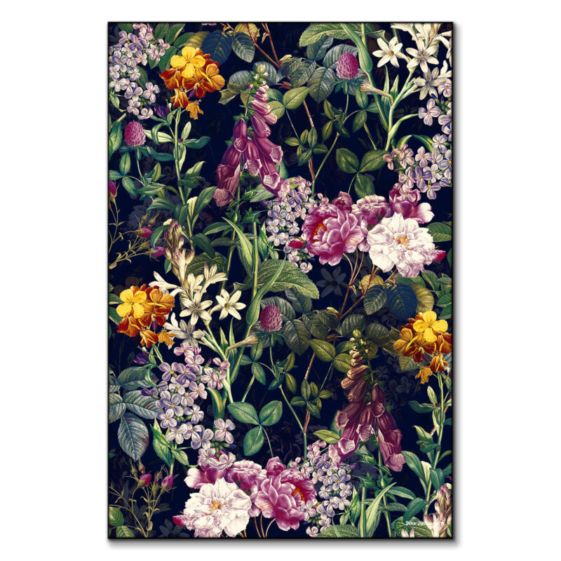 Midnight Forest VII Warm Wall Art by Burcu Korkmazyurek