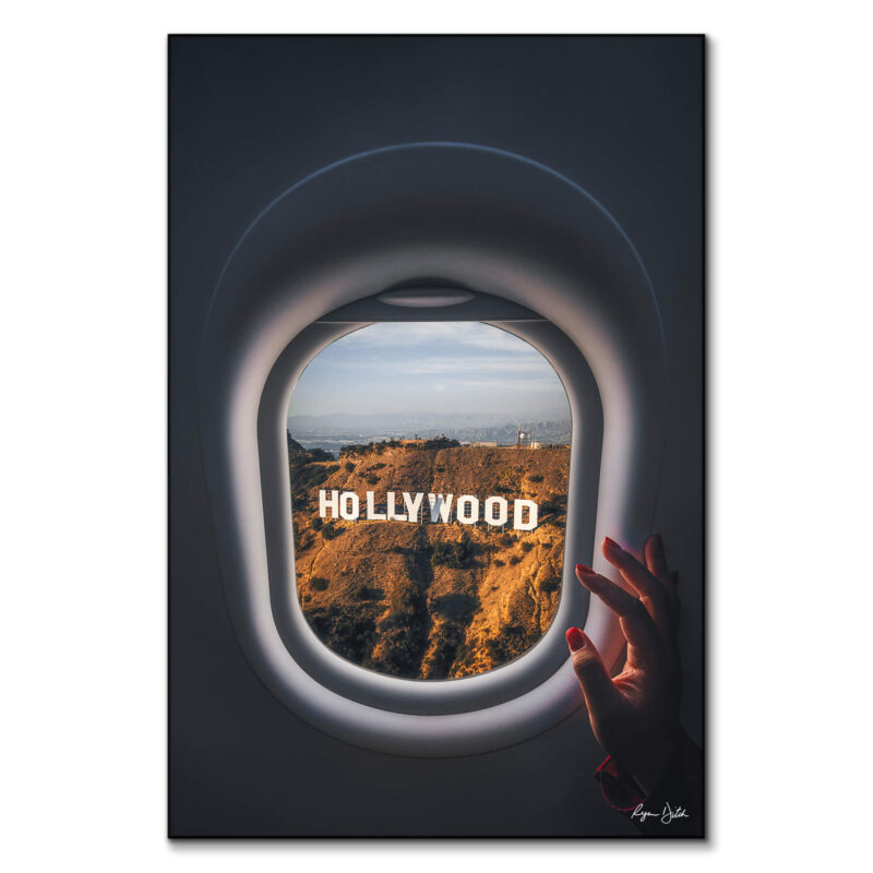 Hollywood Sign Warm Wall Art by Ryan Ditch