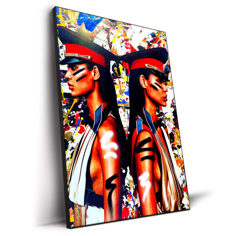 My Twin That I Love Vibrant Wall Decor by RS Artist