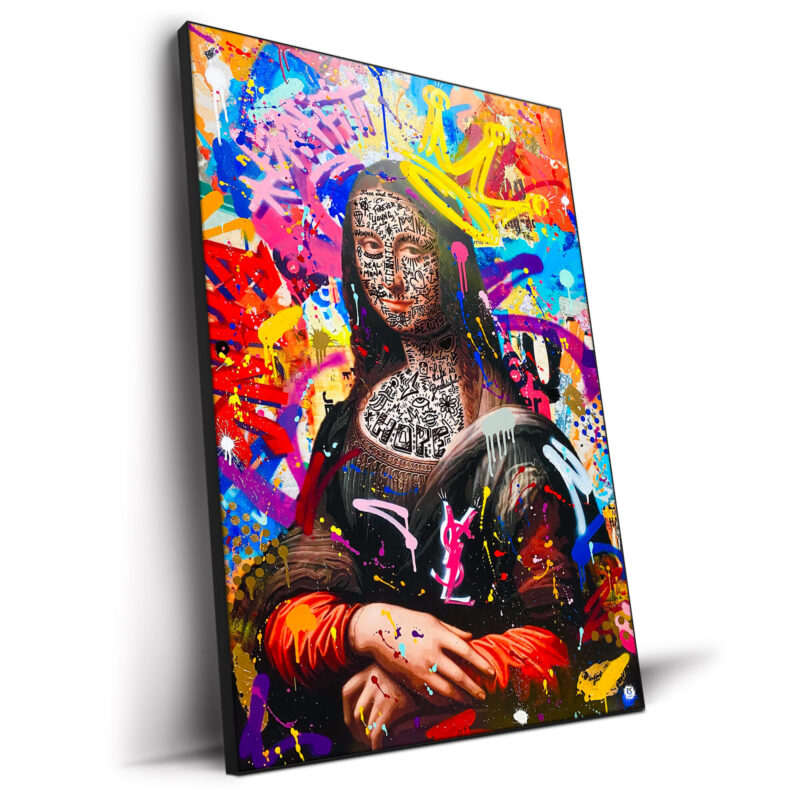 Real Mona Vibrant Wall Decor by RS Artist