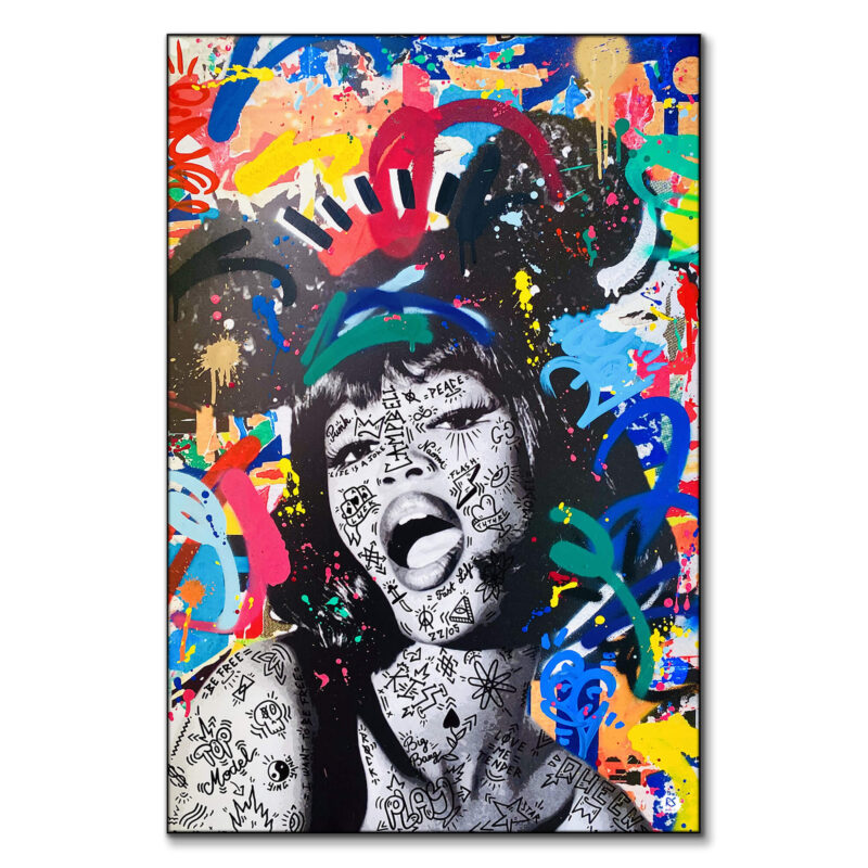 Campbell Spirit Vibrant Wall Art by RS Artist