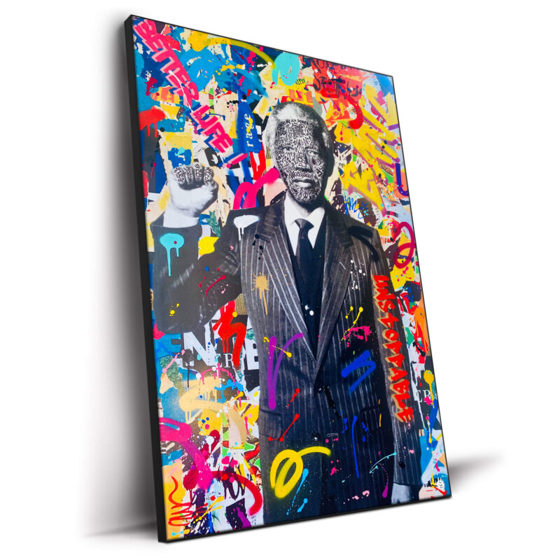 Free Nelson Vibrant Wall Decor by RS Artist