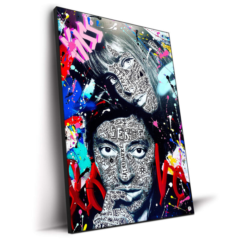 Serge and Jane Forever Vibrant Wall Decor by RS Artist