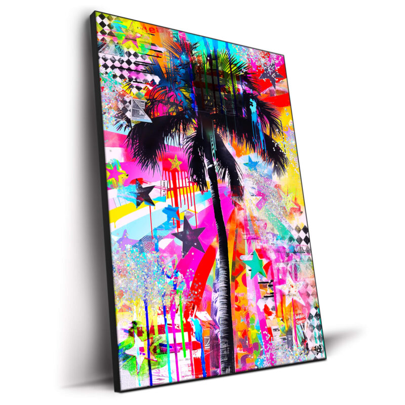 Pop Palm Tree Vibrant Wall Decor by Jessica Stempel
