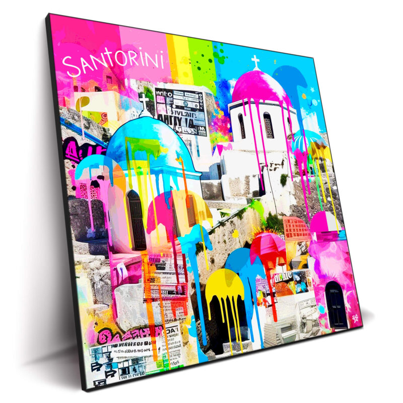 Santorini Vibrant Wall Decor by Jessica Stempel
