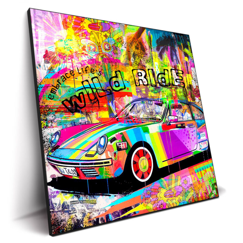 Wild Ride Vibrant Wall Decor by Jessica Stempel