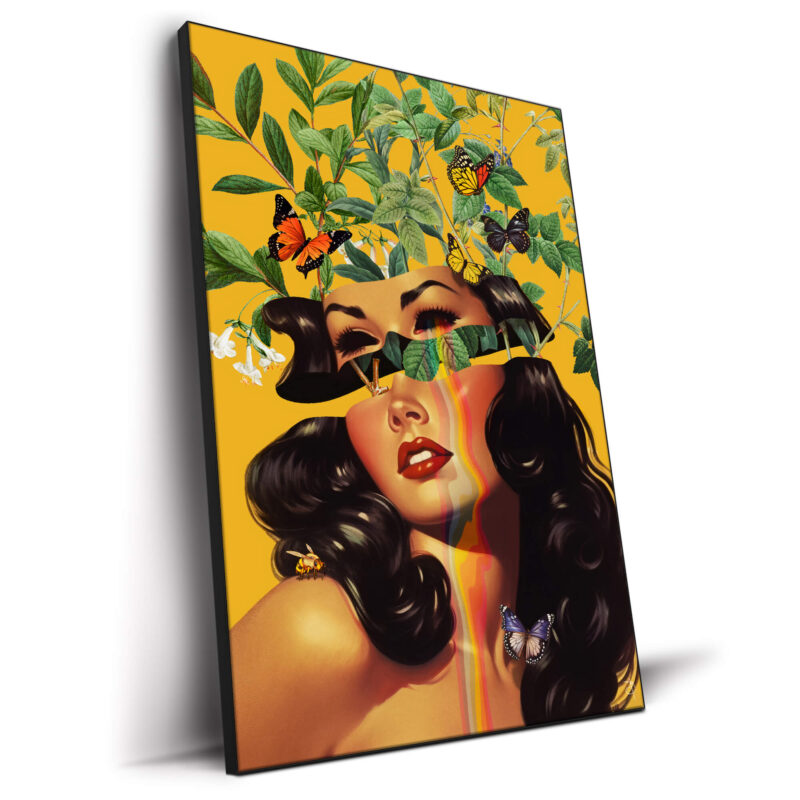 Inside Beauty Yellow Wall Decor by BambashkART