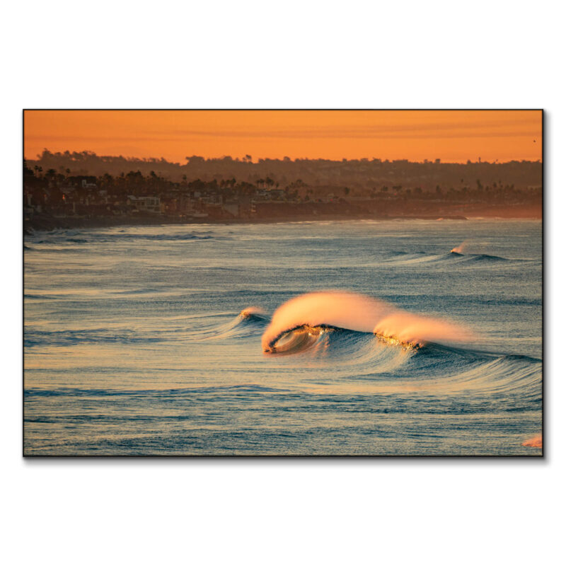 Offshore Sunrise Vibrant Wall Art by Derek Gomez