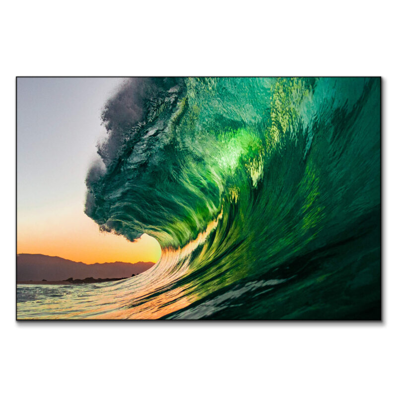Backlit Surf Vibrant Wall Art by Derek Gomez
