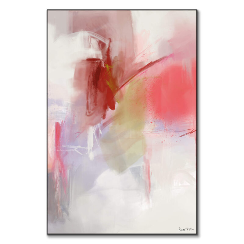 Evidencias No. 2 Pink Wall Art by Karine Tonial Grimm