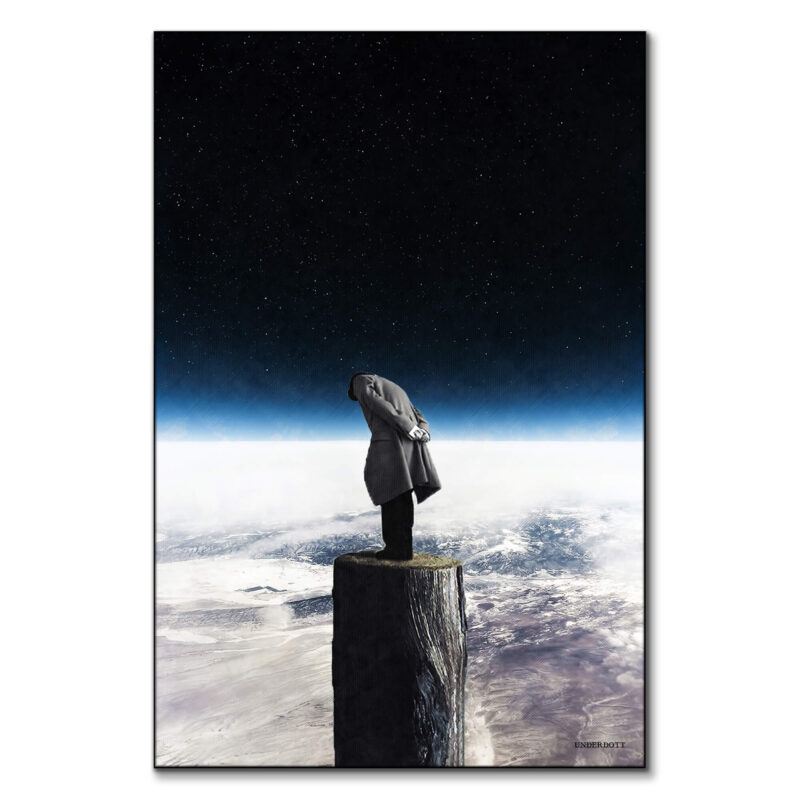 I Alone Black and White Wall Art by Underdott