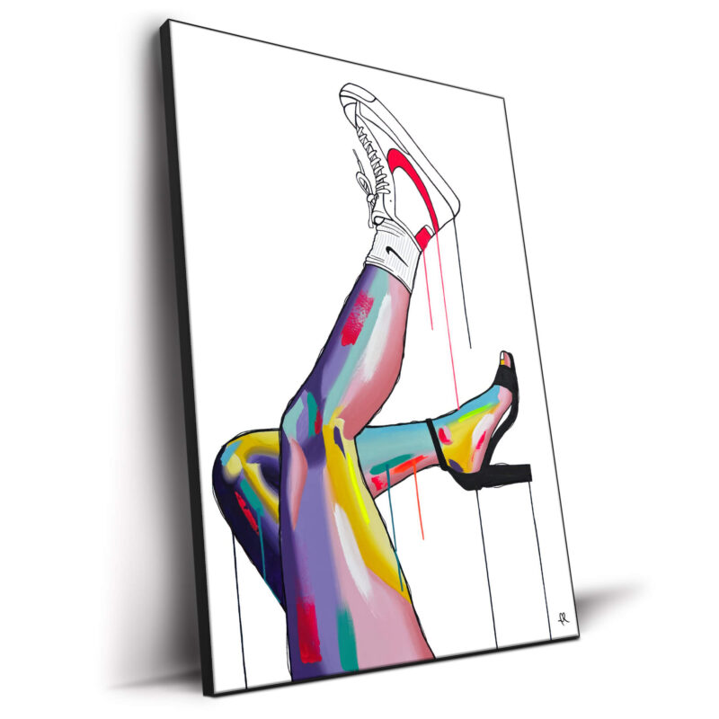 Alyssa's Kicks Colorful Wall Decor by IR Artwork
