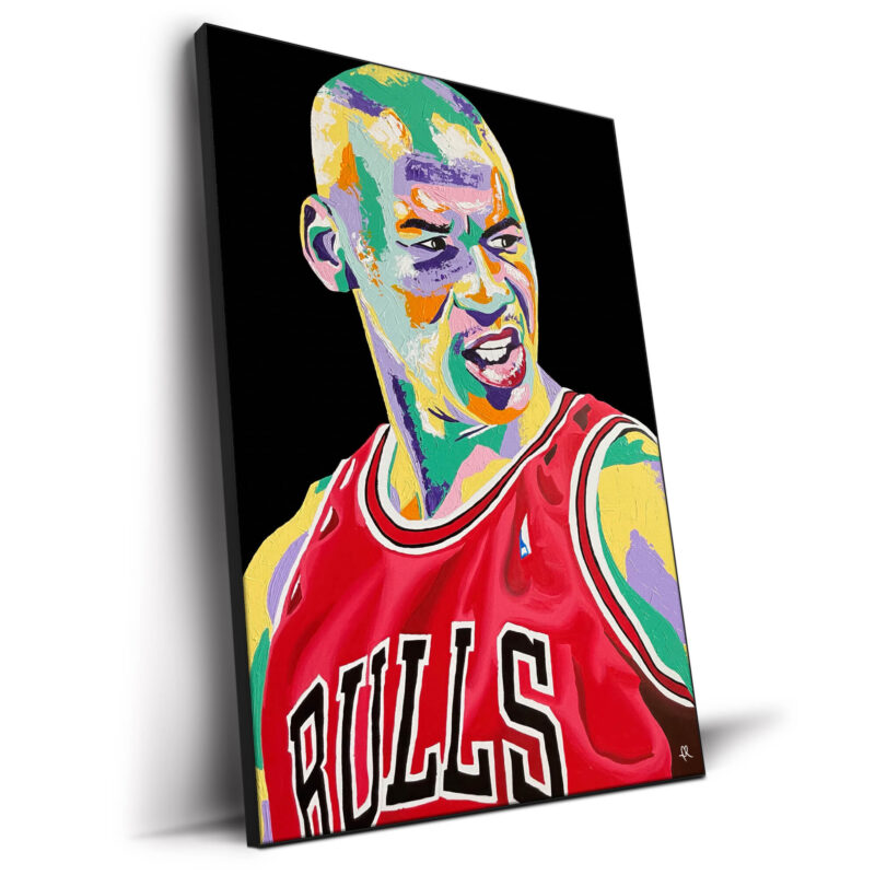 Fluid Jordan Red Wall Decor by IR Artwork