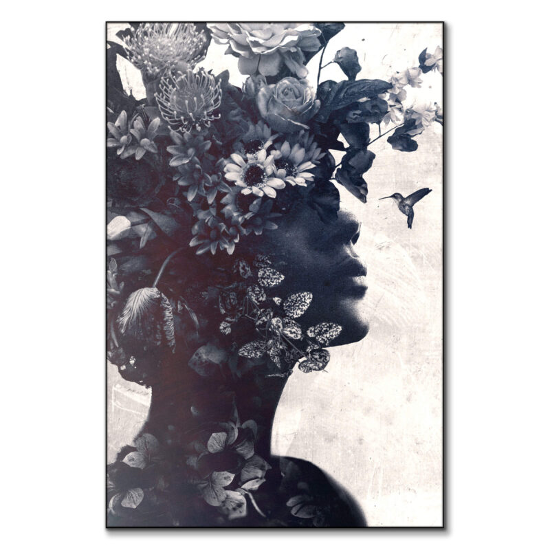 Listen Black and White Wall Art by Seamless